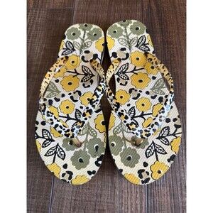 Vera Bradley Go Wild Flip Flops Sz. 5/6